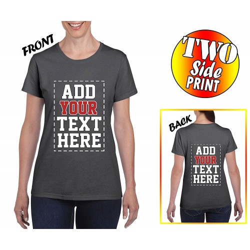 Custom Sided T Shirts For Women Design Your Own Shirt